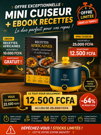 Mini Cuiseur Électrique Portable  NiaCook
