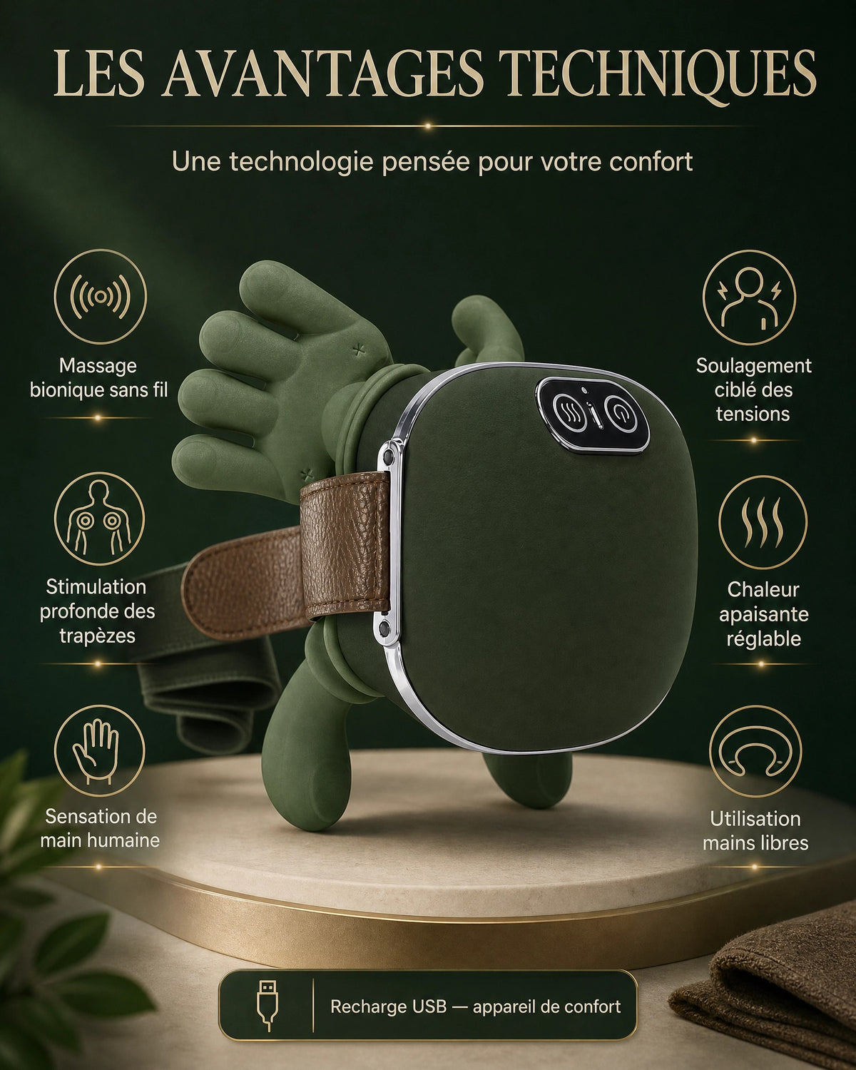 Masseur Cervical  Main d’Amour