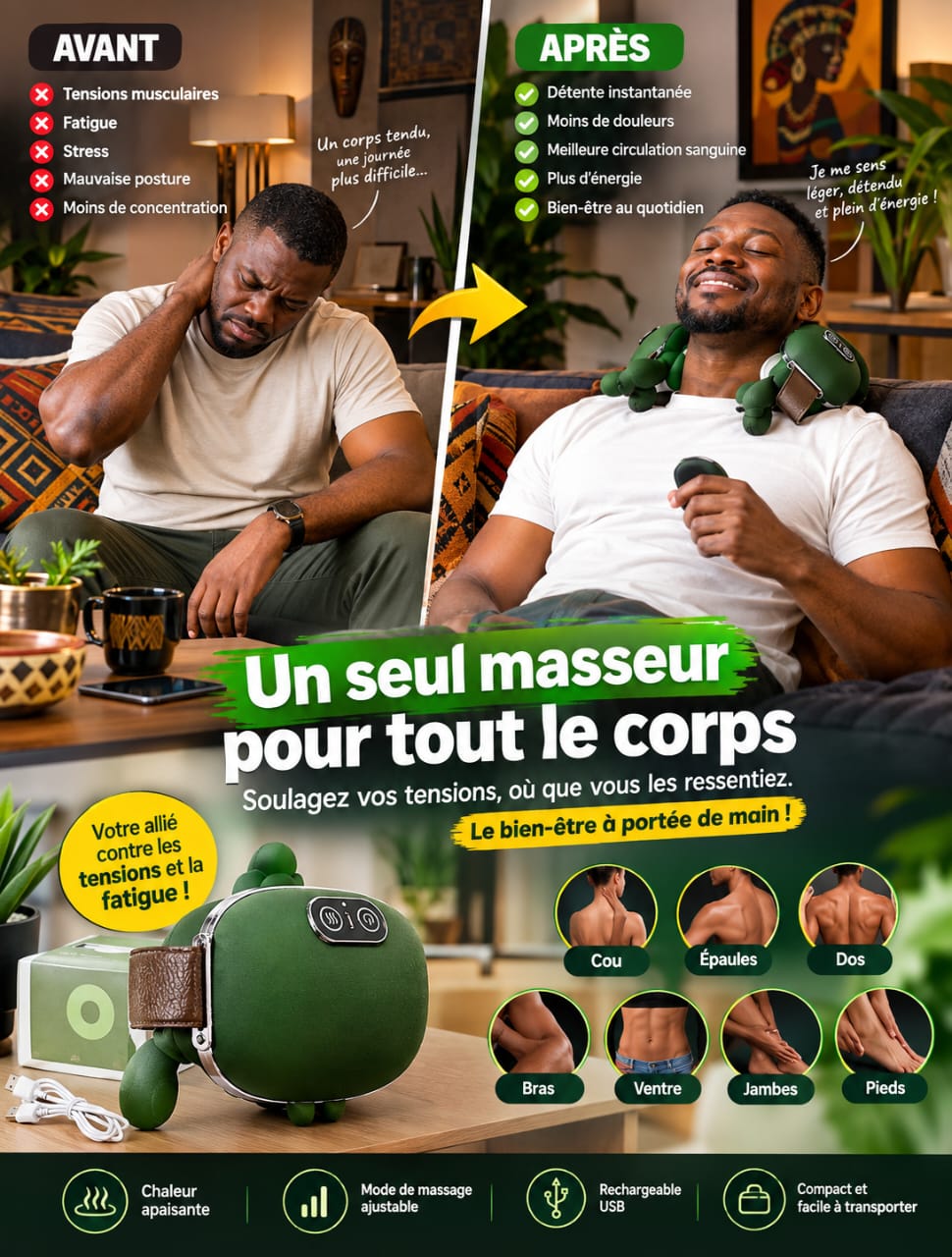 Masseur Cervical  Main d’Amour