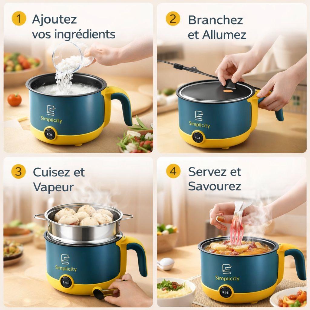 Mini Cuiseur Électrique Portable  NiaCook